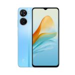 Celular ZTE Blade 40S Design con diseño delgado, en color azul